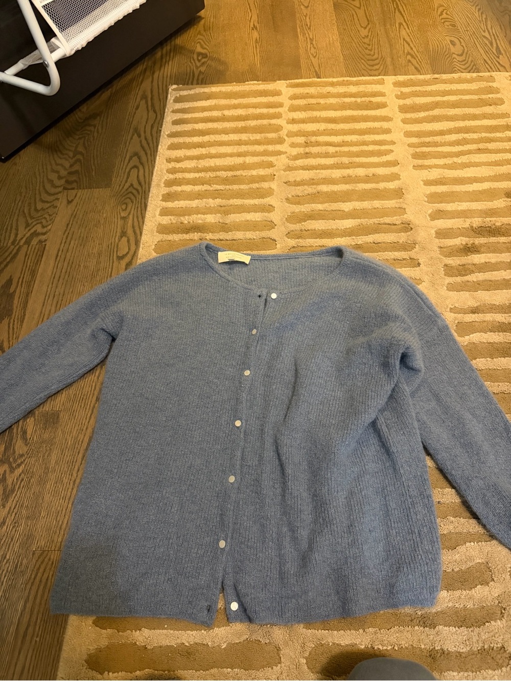 Sezane Sky Blue Women's Cardigan - Picture 2 of 3